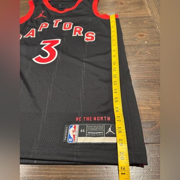 Og Anunoby Toronto Raptors Nike Jordan Edition Swingman NBA Basketball Jersey - Picture 10 of 10
